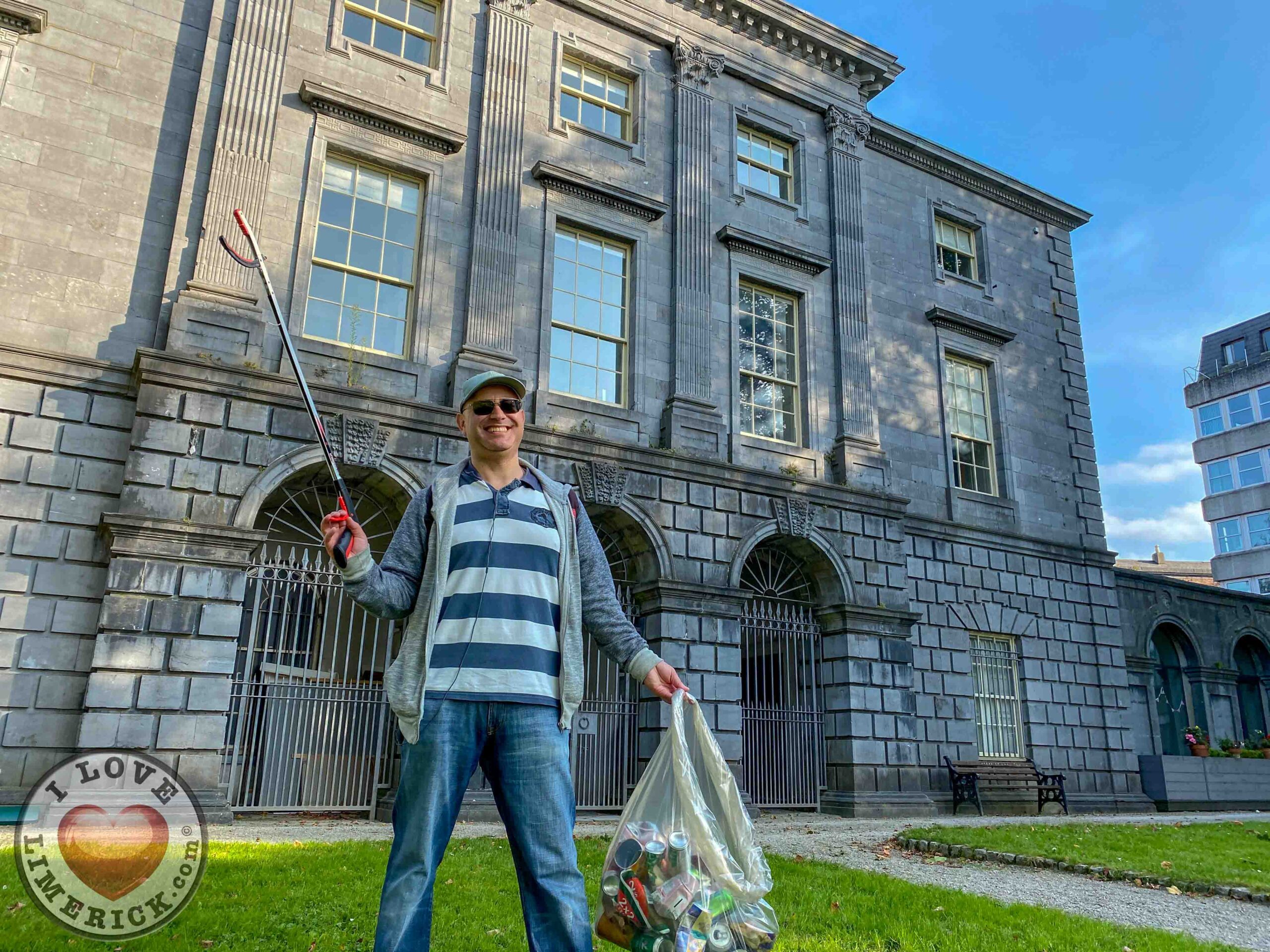Mohamed Ferhat Mohamad Ferhat pictured above is a  volunteer of Limerick Tidy Towns and Team Limerick Cleanup. Picture: Richard Lynch/ilovelimerick