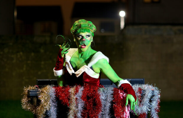 12 Days of Grinchmas Giveaway - Richard pictured above as Diva Grinch. Picture: Dermot Culhane