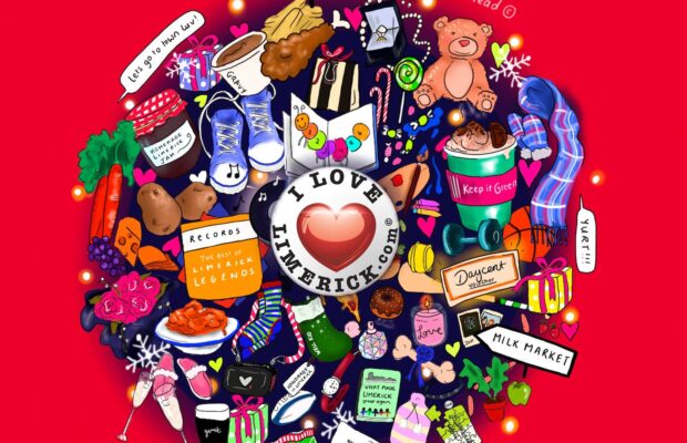 Shop Local Limerick - Alanna Ryan of BigBouldHead designed the amazing graphic above especially in honour of the I Love Limerick 'Shop Local Limerick" campaign